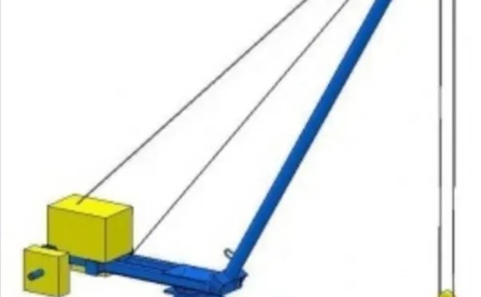 Кран ПІИОНЕР МІНІ до 500кг, 1 фаза лебідка