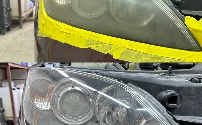 Полірування фар/ полірована фар/ поклейка бронеплівки від 2000 Полірування фар/ полірована фар/ поклейка бронеплівки від 2000