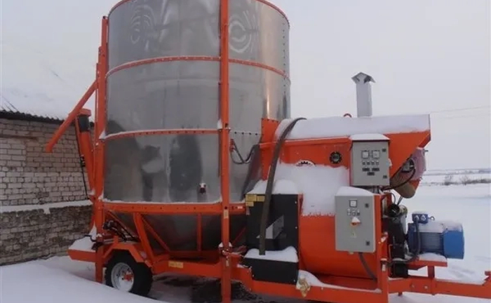 Мобільна зерносушарка для швидкого та ефективного сушіння зерна