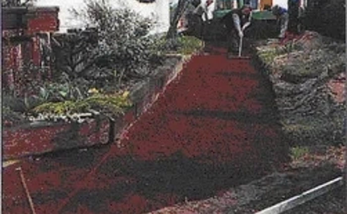 Укладка тротуарної брусківки Укладка тротуарної брусківки