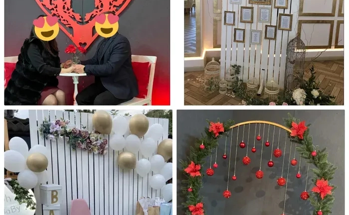 Фотозони з Кульками та Квітами на День Народження, Весілля та Дитячі Свята!