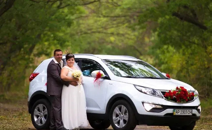 Авто Kia Sportage. Весільний автомобіль.