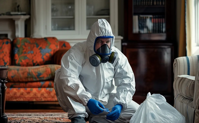 Прибирання після смерті людини на Запоріжжі