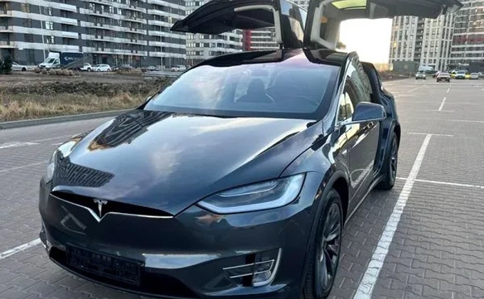 287 Tesla Model X сіра без водія у Києві 287 Tesla Model X сіра без водія у Києві