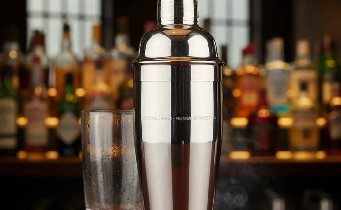 Шейкер для коктейлів металевий. Новий.