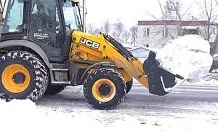 Всі послуги екскаватором JCB 3CX (прибиранні снігу)