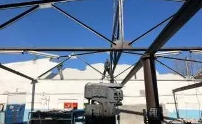 Змонтуємо металевий ангар: 54*20*8,3 під потреби орeндаря.