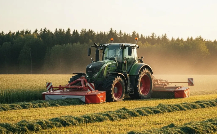 Косарка для великої площі, поля