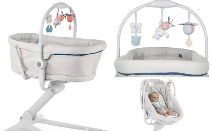 Ліжечко-шезлонг Chicco Baby Hug Air 4 в 1 Ліжечко-шезлонг Chicco Baby Hug Air 4 в 1
