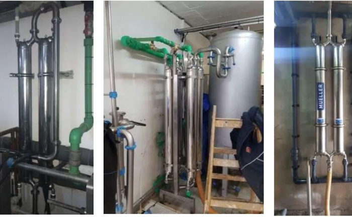 Трубчастий холоджувач велика поверхня теплообміну