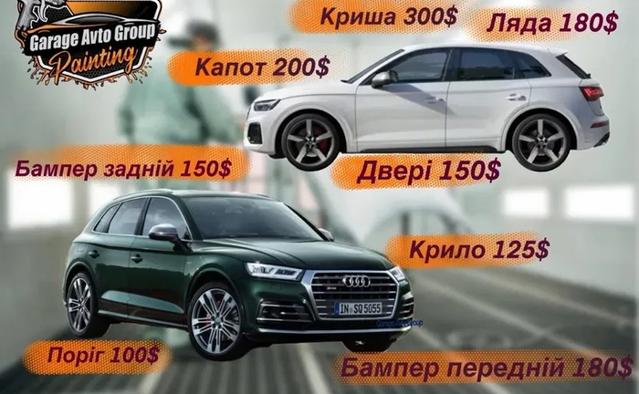 Малярка, Ріхтовка, Сварка, Аргон, Фарбування авто.