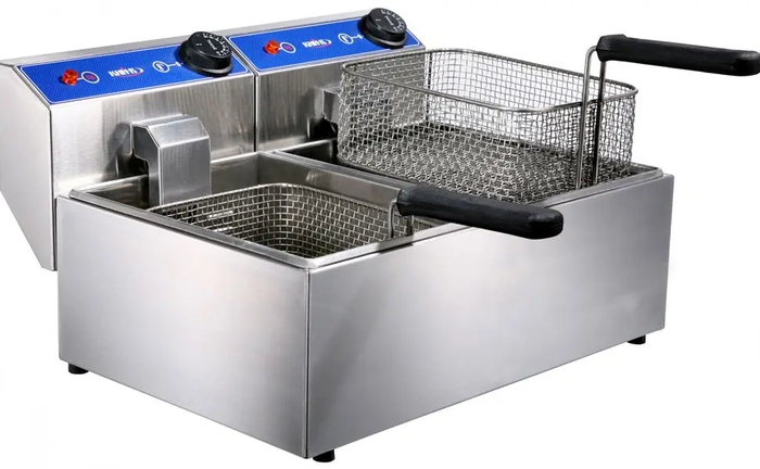 Фритюрниця. Матеріал корпусу - н / ж сталь Фритюрниця. Матеріал корпусу - н / ж сталь