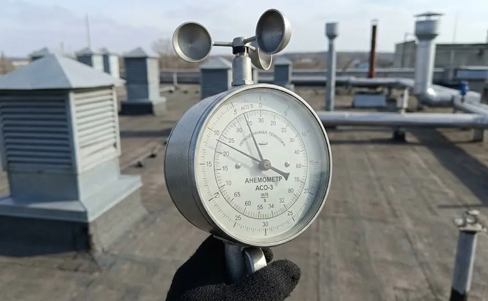 Анемометр АСО-3 для вимірювання швидкості вітру 0,3–5 м/с