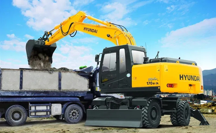 Послуги, повноповоротного екскаватора Hyundai R170W-7 Послуги, повноповоротного екскаватора Hyundai R170W-7