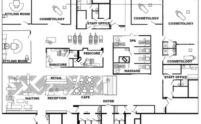 Проєкт-дизайн салонів краси, перукарень, косметологічних центрів, СПА-салонів Проєкт-дизайн салонів краси, перукарень, косметологічних центрів, СПА-салонів