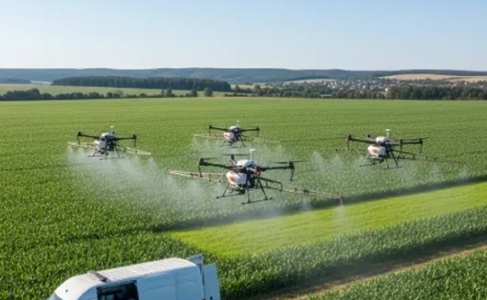 Агродрони, послуги обприскування дронами Агродрони, послуги обприскування дронами