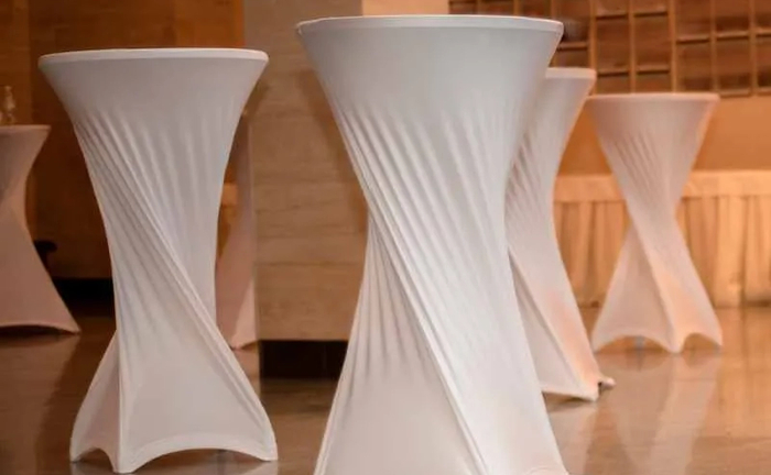 Стіл коктейльний з текстильним чохлом Стіл коктейльний з текстильним чохлом