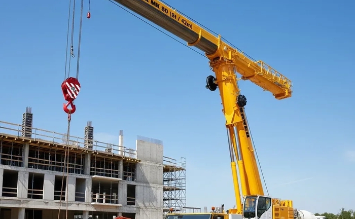 Баштовий кран Liebherr MK 80, вантажопідйомність 8 т, 42 м Баштовий кран Liebherr MK 80, вантажопідйомність 8 т, 42 м