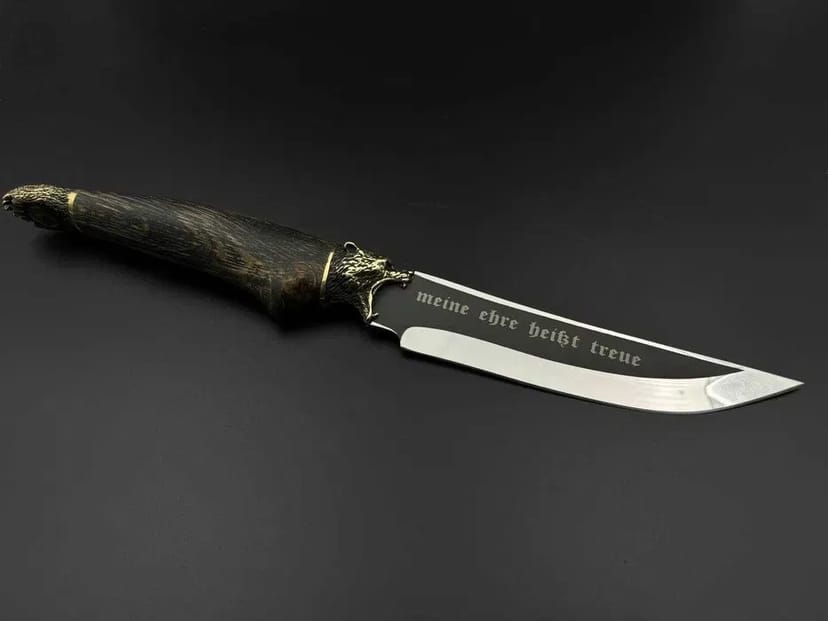 Лазерне гравіювання на ножах та інших виробах 🔪 Твій напис — твій стиль!