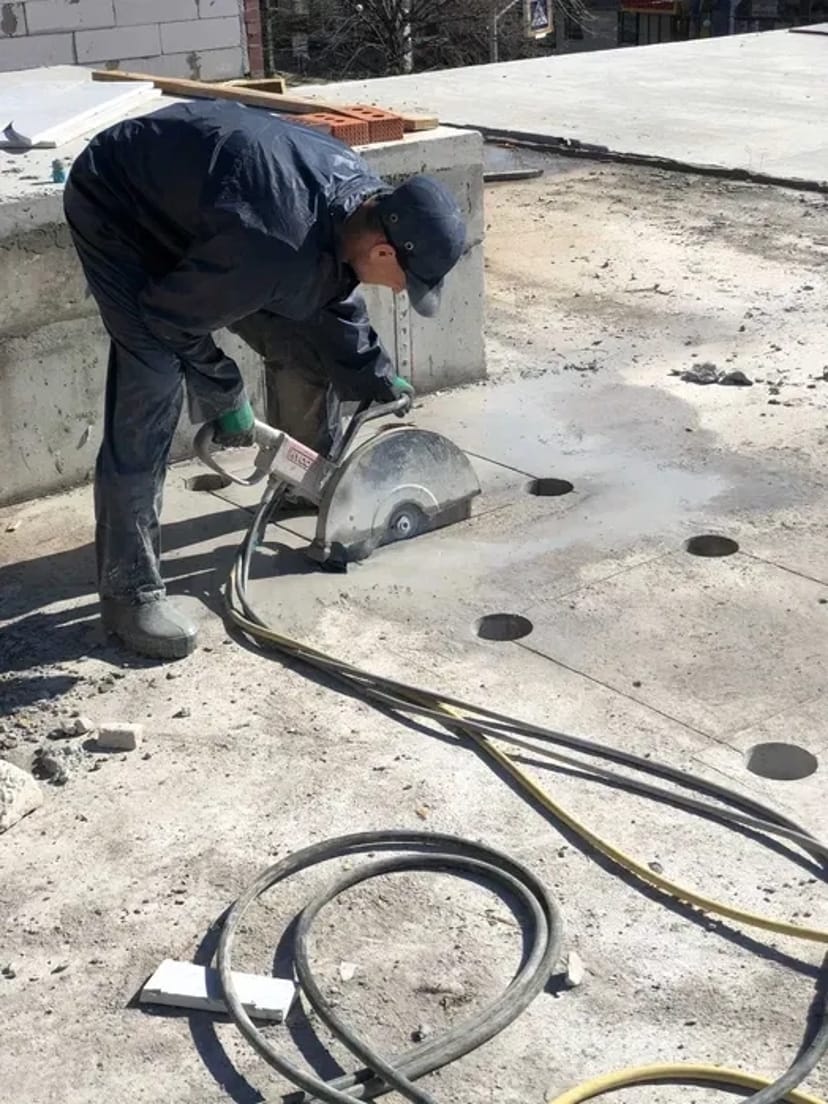 Різка та Сверління БЕТОНУ, алмазна Різка Штроб, Сверління отвору