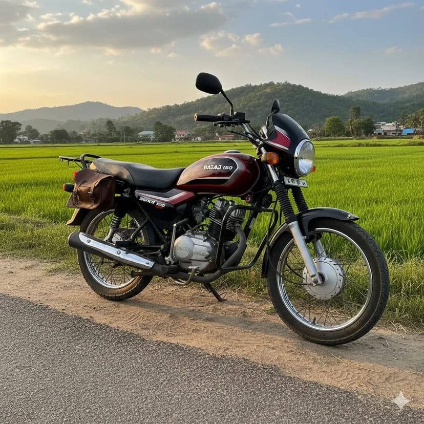 Мотоцикл Bajaj Boxer 150 для пригод