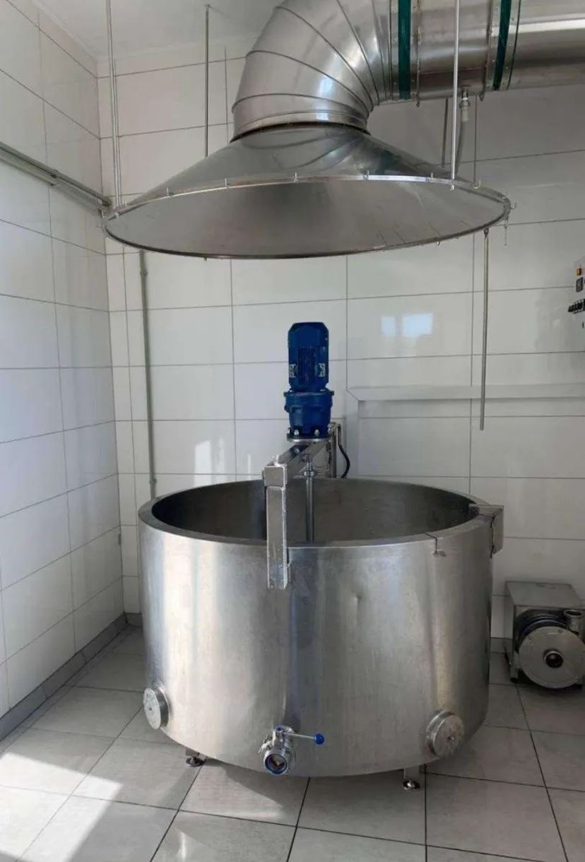 Комплект обладнання для виробництва сиру Брюност на базі витяжного вентилятора