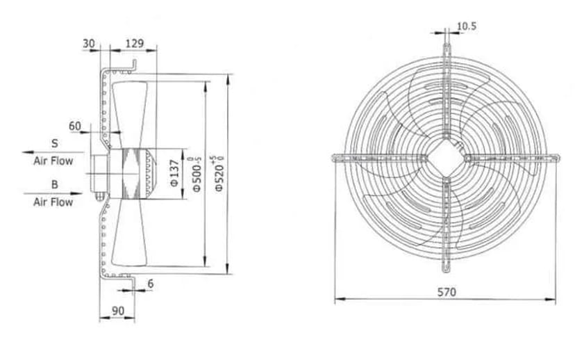 Комплект обладнання для виробництва сиру Брюност на базі витяжного вентилятора