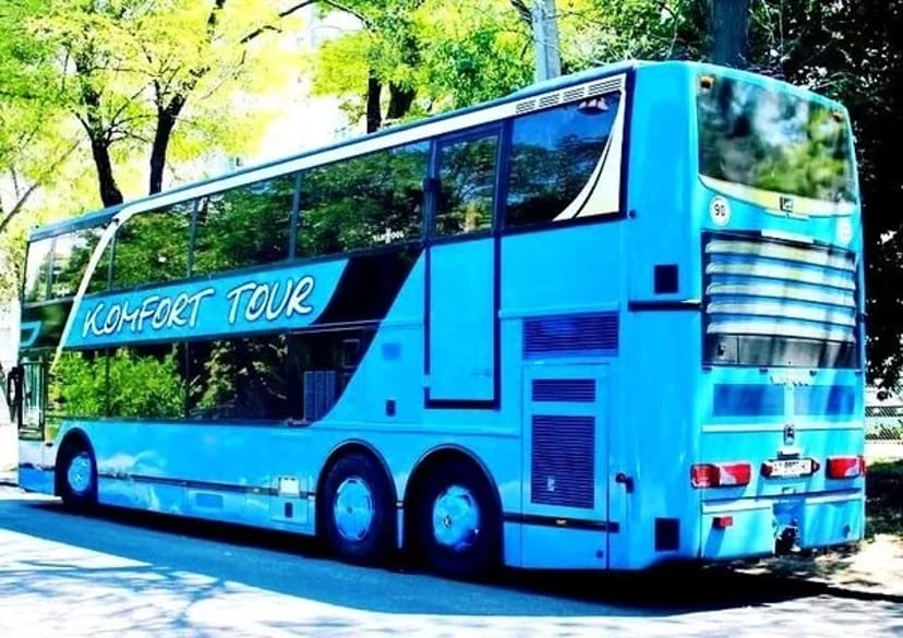 372 Автобус на весілля Van Hool 75 місць двоповерховий