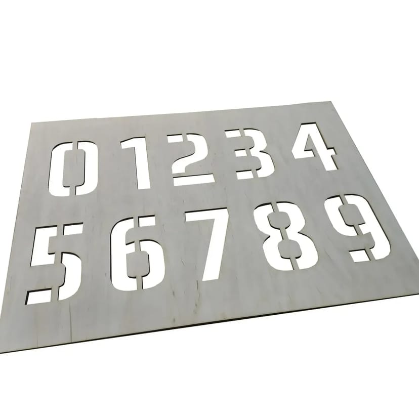 Лазерне різання трафаретів, шаблонів і лекал. Для асфальту стін та інших поверхонь