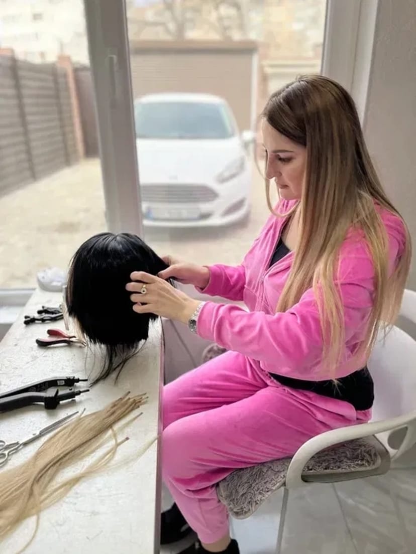 Обучение Наращиванию волос от 4000грн. С выдачей Диплома!