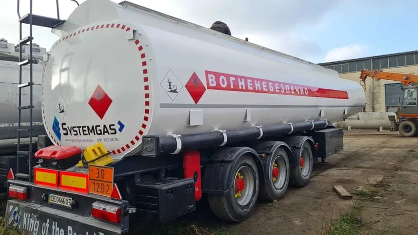 Ремонт Газовоза, бензовоза професійне фарбування