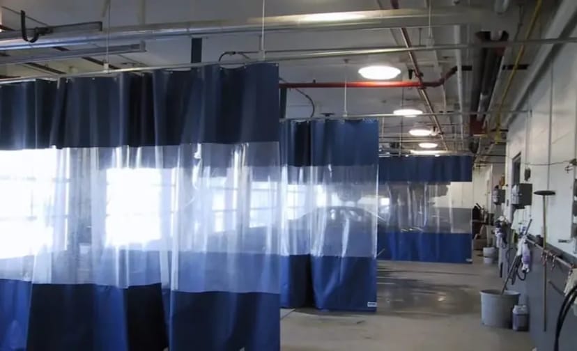 Пошиття. Штори, завіси з ПВХ для гаража