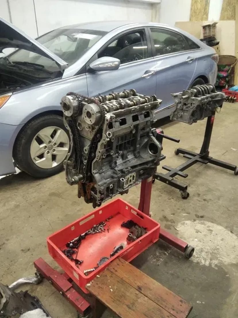 Профилактический ремонт двигателей G4KJ G4KE G4KK G4KH G4KD