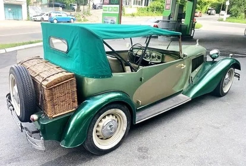 196 Ретро кабріолет на весілля Dampf Kraft Wagen (DKW) 