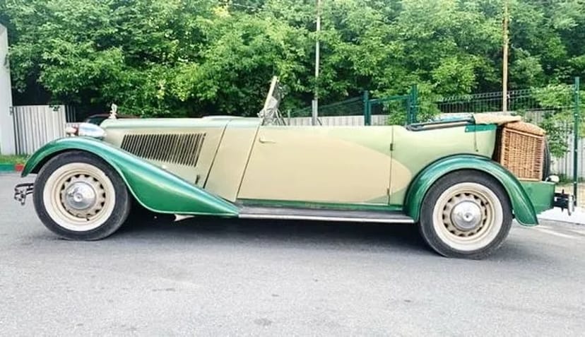 196 Ретро кабріолет на весілля Dampf Kraft Wagen (DKW) 