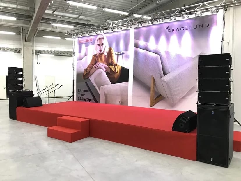 Подіум для подій — швидкий монтаж