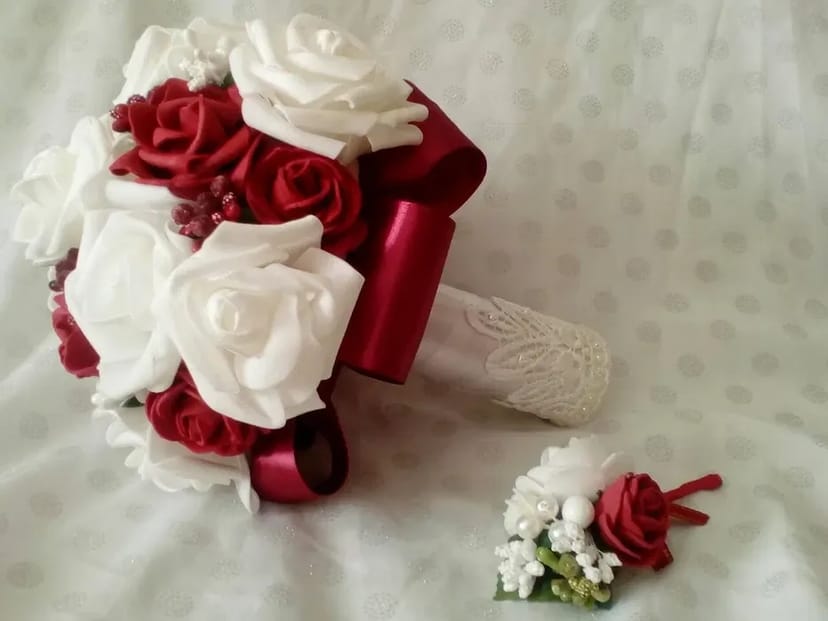 Ніжний та стильний весільний букет-дублер, створений індивідуально під ваш образ