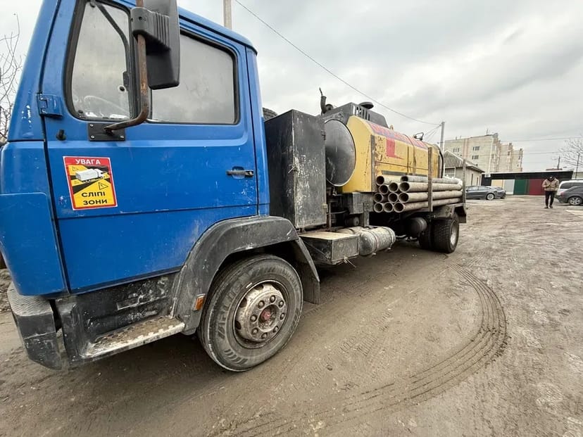 Стаціонарний  бетононасос  траса 120м. 
