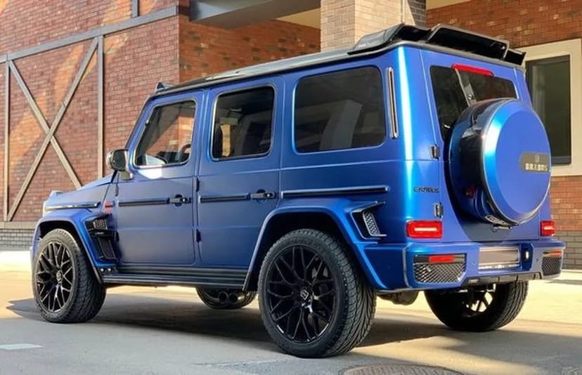 021 Mercedes-Benz G800 Brabus «Кубік» синій — з водієм та без