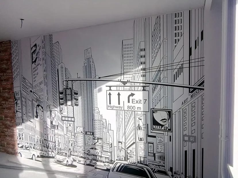 Поклейка обоев Фото шпалери Якісно