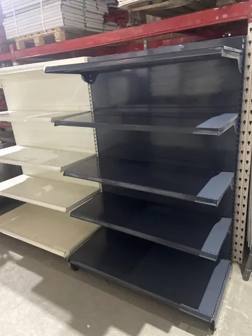 Послуги з порошкового фарбування стелажів. Стелажі торгові колір графіт 7024