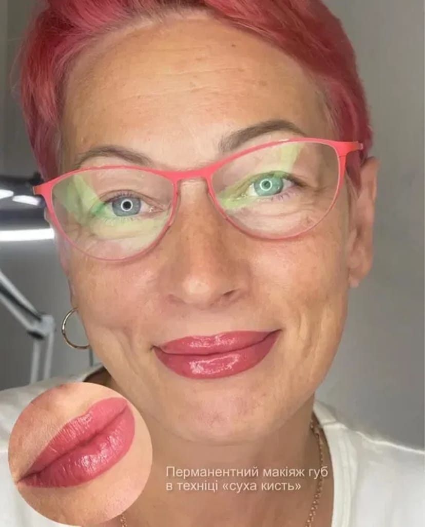 Перманентний макіяж губ, брів, волоскова техніка!!!