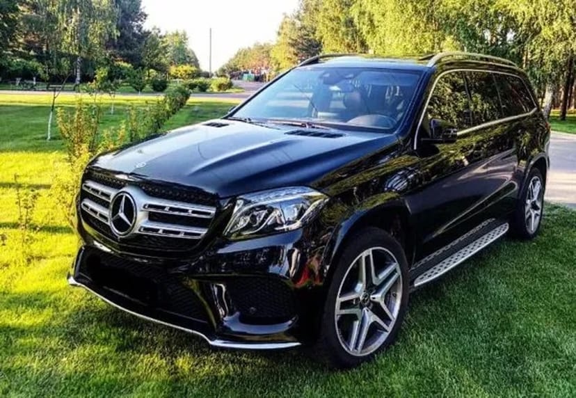 361 Позашляховик на весілля Mercedes Benz GLS 350d AMG чорний
