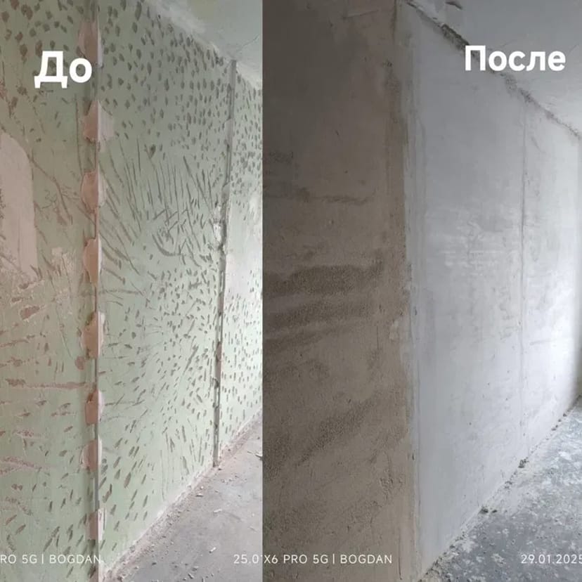 Ремонт квартир, Оздоблювальні роботи. Шпаклівка під шпалери та фарбування.