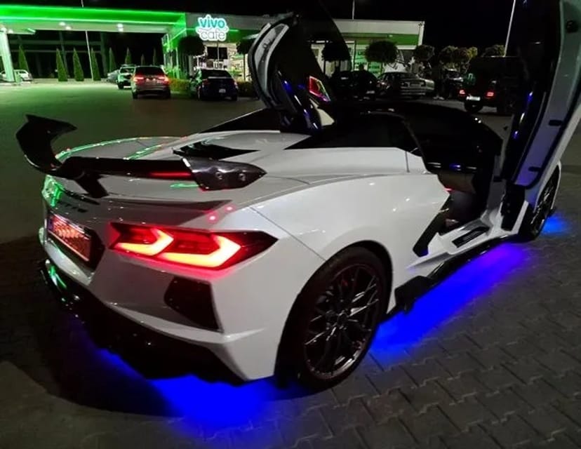 366 Кабріолет на весілля фотосесію Chevrolet Corvette білий