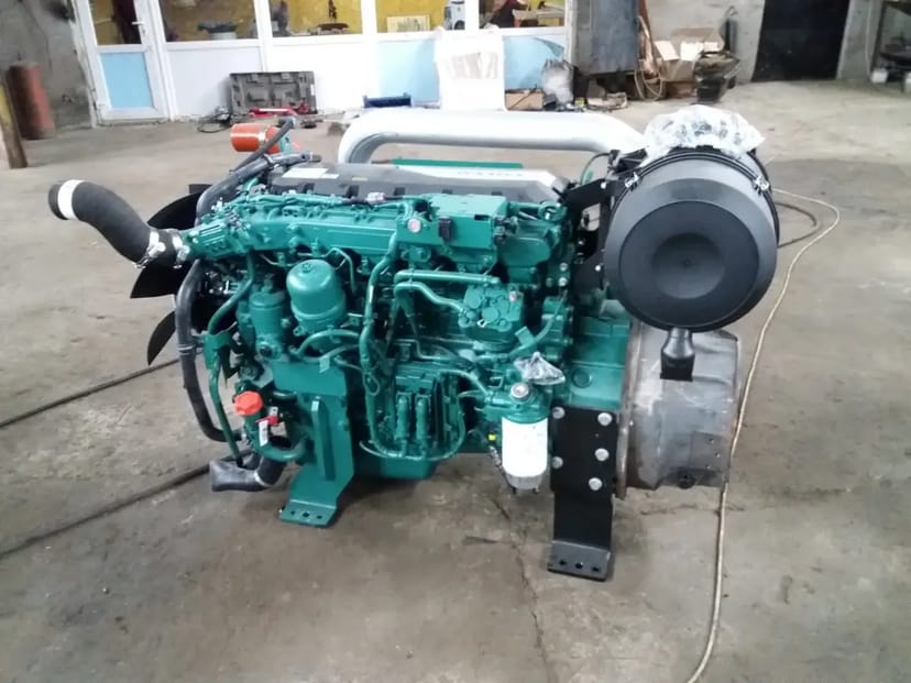 Переобладнання тракторів ХТЗ Т-150, 17021/17221, 242/243 на двигун Volvo
