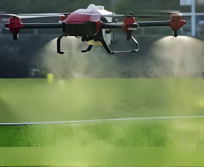 Внесення гербіциду, фунгіциду агродроном XAG XP 2020