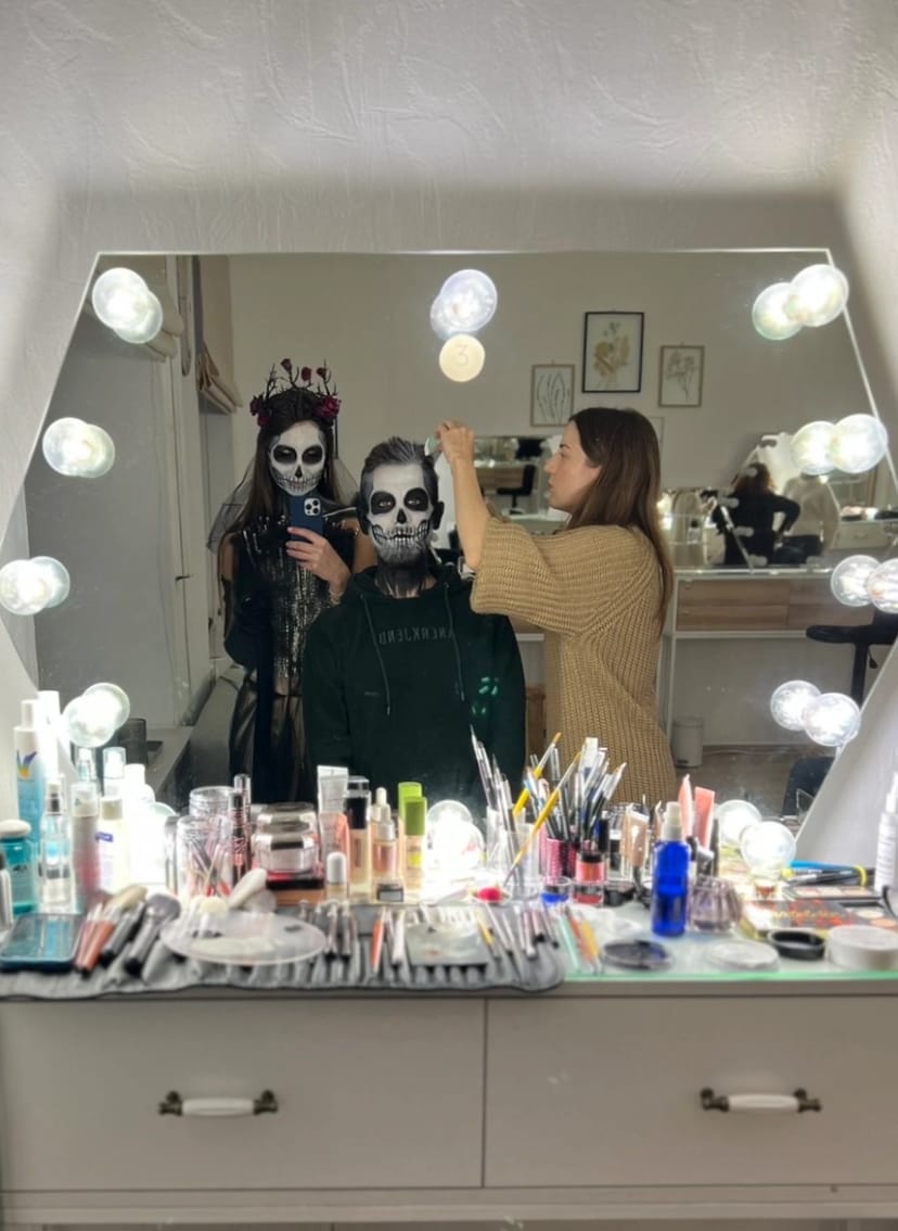 Аквагрим грим боді арт малюнки на тілі sfx макіяж Київ