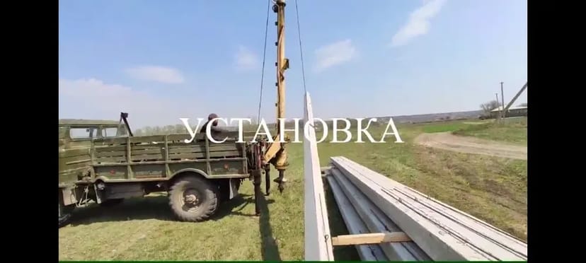 Установка, стовпи, опори ЛЕП. Монтаж кабелю СІП. Ямобур. Виклик електрика.