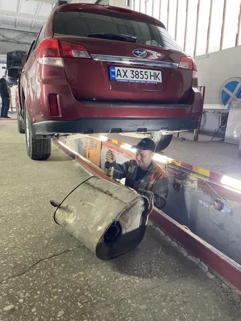 Ремонт глушника вихлопної